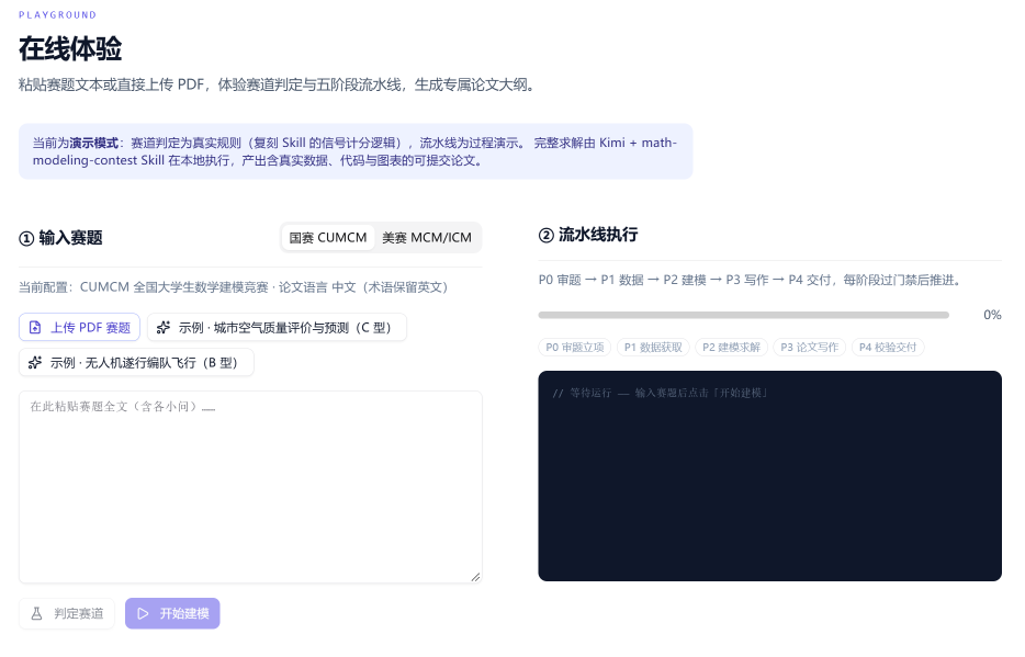 Mathgic Studio 赛题输入与流程演示